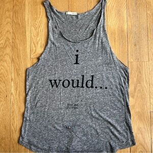 Michele Gray Graphic Tank Top